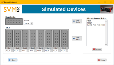 PSC Software Konfiguration